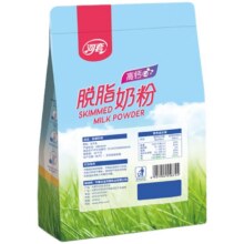 河套 全家营养 脱脂纯牛奶粉 无蔗糖 分装小袋 女士高钙 低脂冲饮 内蒙奶 300g*1袋15.83元