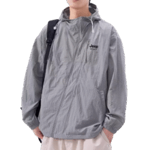吉普 防晒衣 灰绿、3XL96.91元（PLUS）