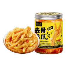 春江月 无骨鸡爪500g罐装13.9元包邮（需试用）