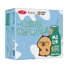 三元小方白脱脂纯牛奶35.81元