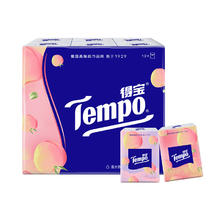得宝 Tempo 浅桃系列 手帕纸 水蜜桃香12元