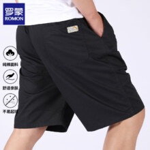 罗蒙 男士短裤 黑色 4XL43.9元