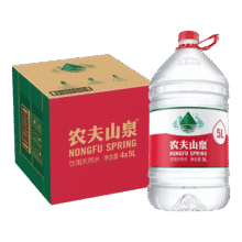 京东百亿补贴：农夫山泉 NONGFU SPRING 饮用天然水 5L*4桶 2箱装33.9元