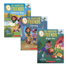 英文原版 冒险的朋友3册 扫码音频 The Adventure Friends 学乐Acorn橡子系列儿童野外探险体验全彩桥梁书 蓝思410-450L  4至8岁美国学乐出版社  小学教辅258.88元（合64.72元/件）