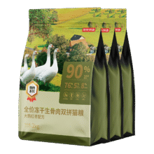 京东京造 冻干生骨肉双拼猫粮 6kg169元（需领券）