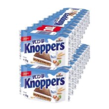 再降价：优立享 Knoppers 德国进口牛奶榛子巧克力威化饼干 500g 20包23.7元（淘金币界面下单）+2.2元淘金币