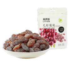 来伊份  蜜饯果干系列任选  118g无籽葡萄合2.83元/件（任选12件）实付34元