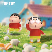 TOPTOY蜡笔小新搞怪系列萌粒公仔盲盒桌面摆件生日礼物可爱小新19.9元
