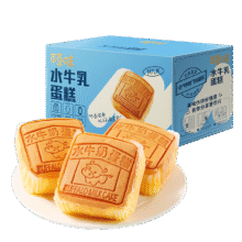 百草味 水牛乳蛋糕 400g/箱12.9元(特价品)