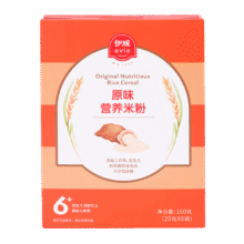 伊威 婴幼儿米粉 160g33.1元（需领券，合11.03元/件）