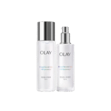 OLAY/玉兰油 水感透白光曜 护肤套装 水150ml+乳100ml887.13元（赠水精华50ml*3+面膜3片，合295.71元/件）