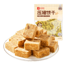 良品铺子 压缩饼干 500g10.59元包邮（需试用）