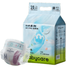 超V：babycare Air pro日用纸尿裤 S32/M28/L22/XL20片29元（需领券）