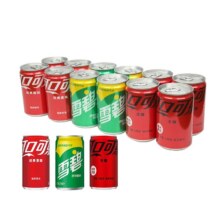 可口可乐 可乐*4+雪碧*4+零度可乐*4 200ml*12迷你罐17.9元（需领券）包邮