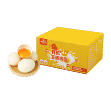 九華粮品A+级有机富硒鸡蛋4枚 净重168g   源头直发 包邮1.9元（秒杀渠道进入）