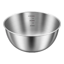 不锈钢盆沙拉盆 17cm 1个 *2件 （刻度盆/700ML）1.8元合0.9元/件