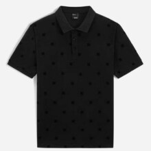 首购：GXG男装 商场同款植绒满印polo 限S、M49元、包邮
