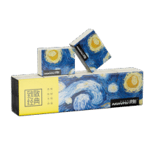 星夜艺术系列手帕纸 小包抽纸4层加厚湿水不易破mini便携 出行必备 4层 60包10元 (月销5000+)