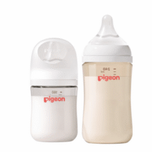 PIGEON 贝亲 自然实感第3代 玻璃奶瓶 240ml+160ml123.43元包邮