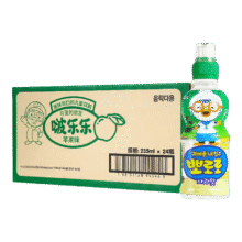 临期：啵乐乐 苹果味饮料235ml*24瓶（25/9/14）原装进口39.9元包邮