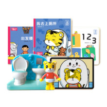 巧虎官方点读笔早教套装1-2岁宝宝益智儿童玩具13-24月小厕所玩具