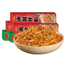 花间巷 正宗南昌拌粉 早餐速食136g 4盒 香辣味2盒+葱油味2盒
