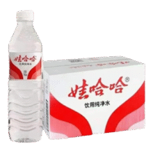娃哈哈纯净水596ml*6瓶9.9元