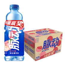 Mizone/脉动 维生素 运动功能饮料 1L 桃子 *12瓶66.9元