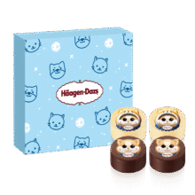 20点：Haagen-Dazs 哈根达斯 萌宠新意 188g 冰淇淋月饼礼盒170元 包邮（多重优惠）
