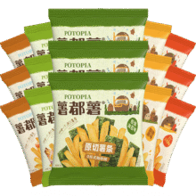 需试用：薯都薯薯条 五口味混合口味装 20g*15包8.09元