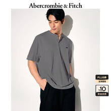 Abercrombie & Fitch 男装25夏经典小麋鹿宽松短袖T恤KI124-5188 深灰色 S (175/92A)