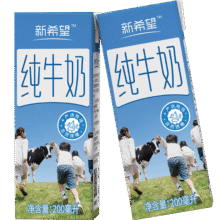 新希望整箱纯牛奶200ml×24盒