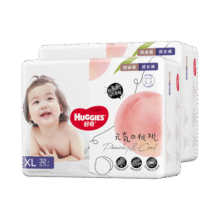 好奇（Huggies）铂金装拉拉裤XL64片(12-17kg)加大号婴儿尿不湿小桃裤超薄透气111元 (券后省0.93,月销1w+)