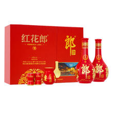 郎酒 红花郎十（10） 陈酿 高度白酒 酱香型 53度 500mL 2瓶 礼盒装（第五代）