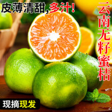 晟容果蔬 云南蜜橘 5斤甄选果丨单果50mm+丨新鲜现摘丨净4.5斤8.49元
