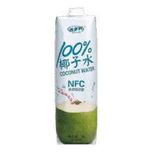 百多利 Hidolly 椰子水纯椰汁NFC 1L*2瓶13.9元