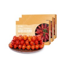 【25年新虾】今锦上蒜蓉小龙虾整虾加热即食蒜香4-6钱/只800g*3盒79元 (券后省20)