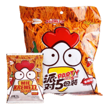 临期：MIE KREMEZZ 印尼进口 小鸡干脆面18g*20袋（25/10）17.82元（合8.91元/件）