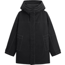 反季促销：gxg 连帽羽绒服 黑色、L319.25元（需领券）