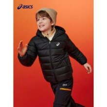 Asics 亚瑟士 25年冬季新款中大童连帽轻薄羽绒服外套（120~175cm） 多色新低149元包邮
