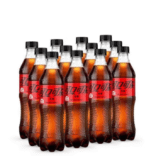 Coca-Cola 可口可乐 无糖 汽水碳酸饮料 500ml*10瓶￥18.90 3.9折