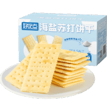 88VIP:好吃点 海盐苏打饼干600g3.76元+199淘金币（返11元猫超卡）