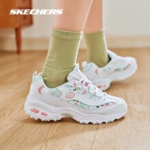 斯凯奇 女子老爹鞋刺绣印花黑白经典增高运动休闲鞋女208.58元