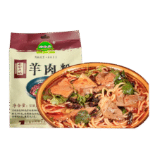 黔椒苑水城羊肉粉贵州六盘水特产贵阳米粉米线遵义早餐小吃 598g*2袋31.8元 (券后省5)