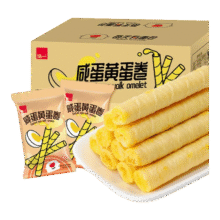 泓一 咸蛋黄蛋卷 400g27元（需领券，合6.75元/件）