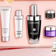 再降价：兰蔻超修小黑瓶精华50ml（赠洁面乳50ml、精华水50ml、紧致霜15ml、小黑瓶眼霜5ml）抗老弹润修护护肤品礼盒套装713.7元（需领券）