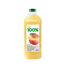 汇源 100%果汁 瓶装饮料 2L 桃汁 1瓶12.77元