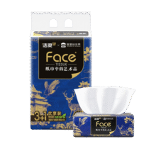 洁柔抽纸 艺术×宫里的世界 4层90抽*4包 大尺寸M码 高端面巾纸9.9元 (满16减2,券后省10,月销1000+)