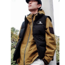 14日10点：骆驼 男装羽绒服马甲 背心外套男