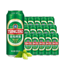 赠纯干330ml*6瓶！青岛啤酒 经典1903系列 10度啤酒大罐550mL*15罐￥55.27 4.0折